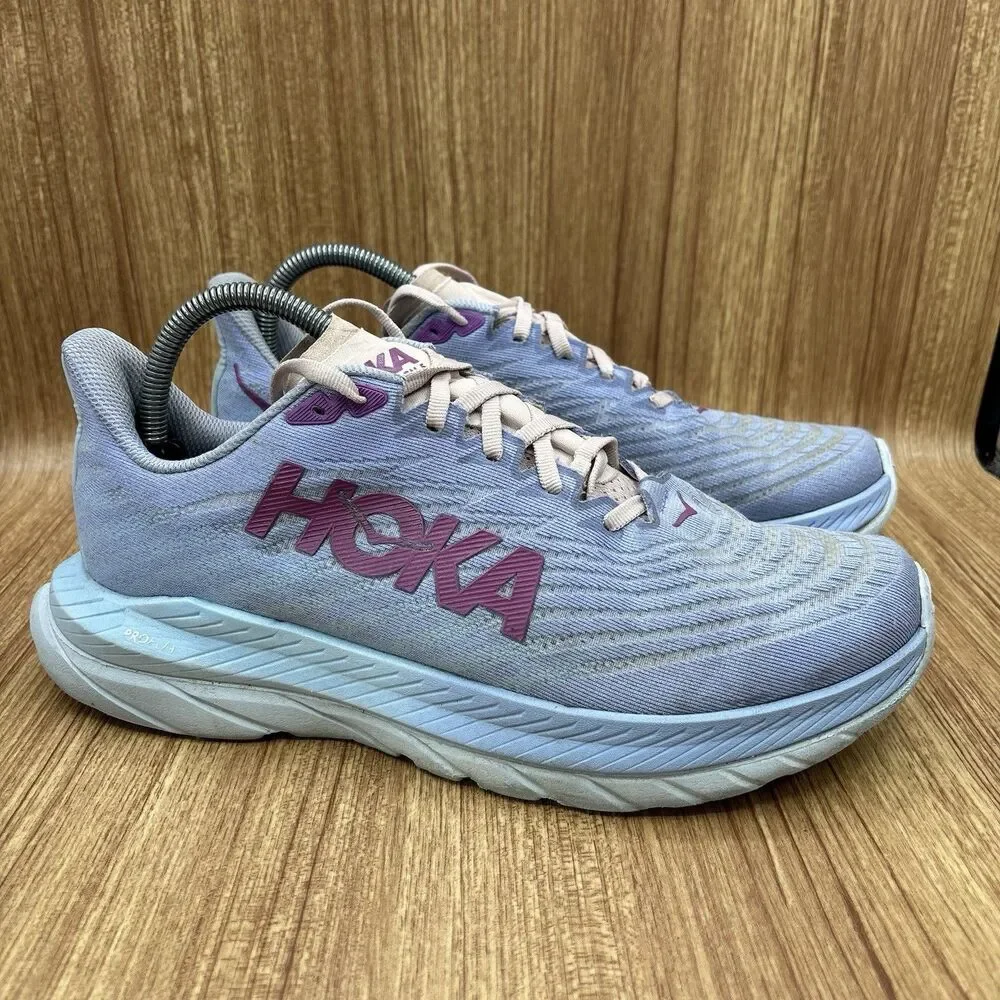 Hoka One One Shoes Women's Size 10.5 B Mach 5‎ Running Sneaker Purple